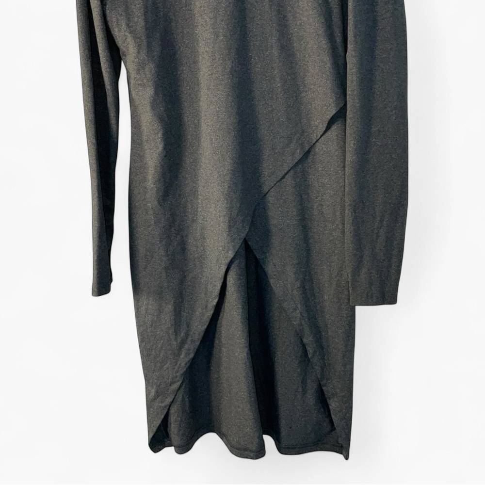 ✨ Asymmetrical Knit Tunic Top | Gray | Size L - Picture 7 of 9